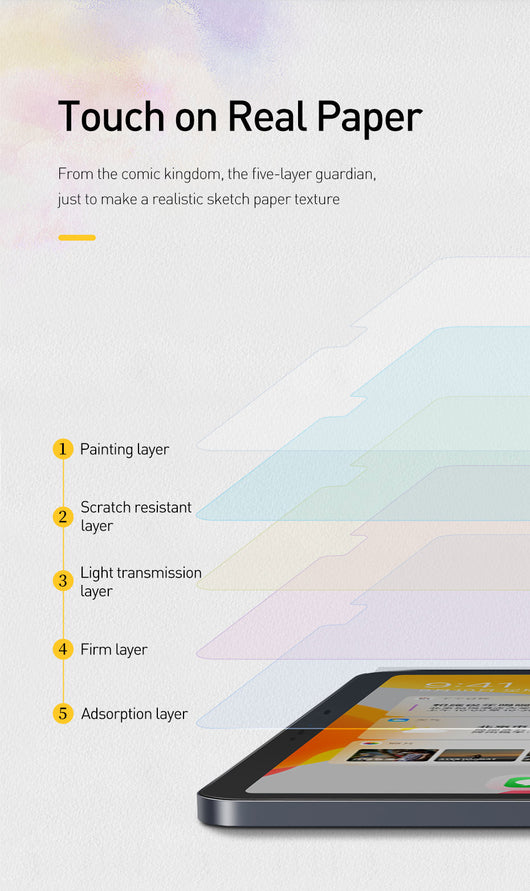 Protector de Pantalla Paper Like para iPad Mini - Transparente - Image 16