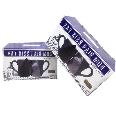 Taza Cerámica 3D Pareja de Gatos Besándose Blanco y Negro - Image 7