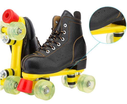 Patines de Cuatro Ruedas Dobles Profesionales con Luces LED - Image 5