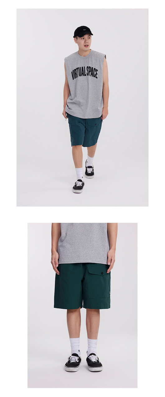 Shorts para Hombre con Bolsillos Laterales y Cintas de Ajuste - Image 6