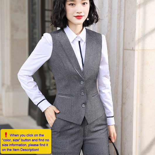 Chaleco Profesional para Mujer Otoño - Traje Ejecutivo Moderno - Image 3