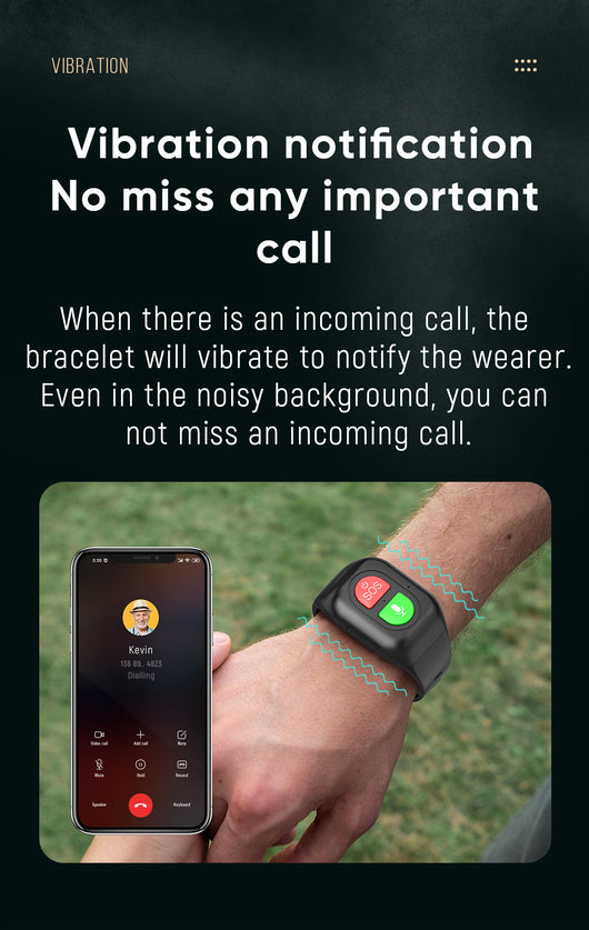 Pulsera Inteligente con GPS, Monitor Cardíaco y Presión Arterial - Image 7
