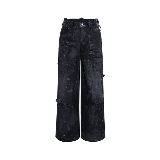 Pantalón Artesanal de Dos Piezas con Diseño Pintado a Mano - Image 4