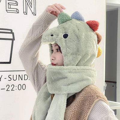 Conjunto de Gorro, Bufanda y Guantes Dinosaurios para Niños - Image 10