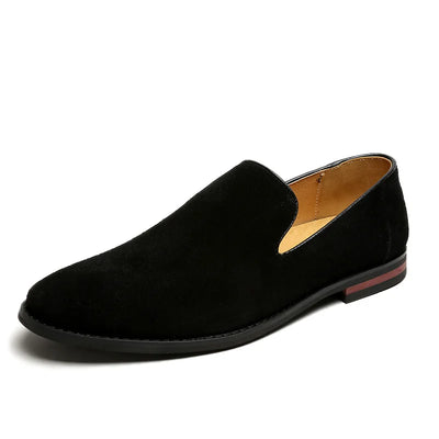 Zapatos de Ante para Hombre Punta Aguda Estilo Británico Versátil - Image 10