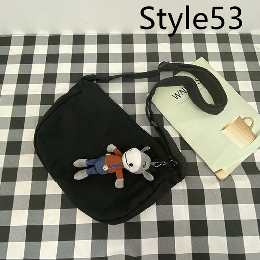 Bolsa Mensajero de Lona para Hombre - Bolso de Hombro Ligero y Versátil - Image 52