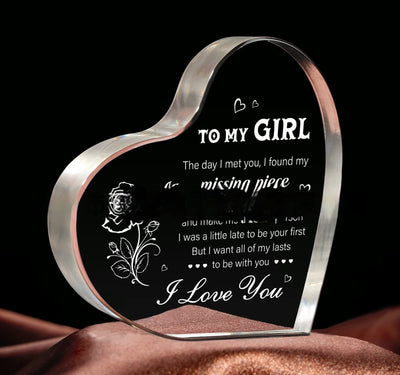 Adornos Decorativos de Acrílico Transparente en Forma de Corazón - Image 12