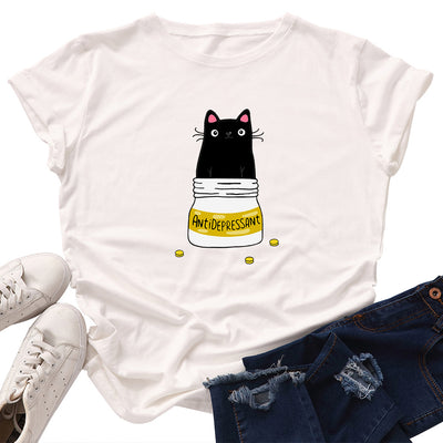 Camiseta Básica Mujer Cuello Redondo Manga Corta 100% Algodón - Image 4