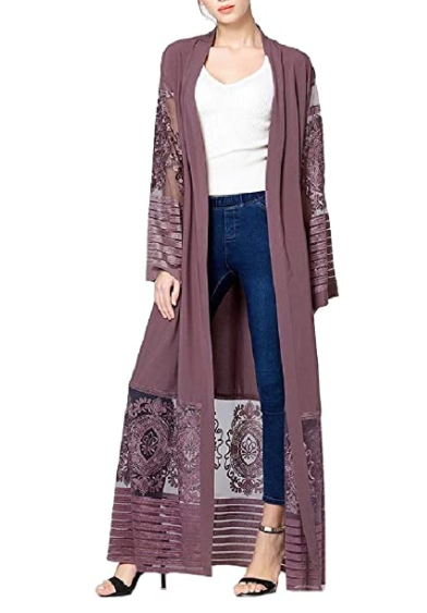 Cardigan Bordado Elegante para Mujer - Estilo Dubai - Image 6