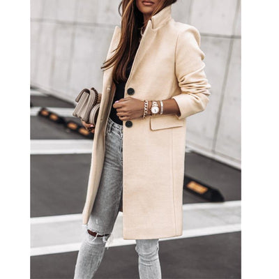 Abrigo de Lana con Botones - Elegancia Atemporal para Hombre - Image 8