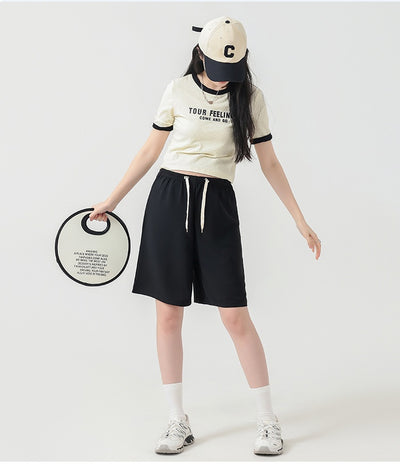 Shorts Premamá Cortos de Cintura Alta Pierna Ancha Verano Ligero - Image 16