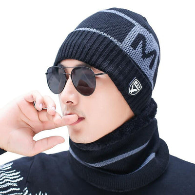 Gorro de Lana Tejido para Hombre - Diseño Minimalista