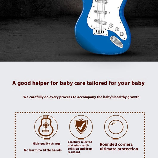 Guitarra Eléctrica de Juguete 4 Cuerdas para Niños Principiantes - Image 11