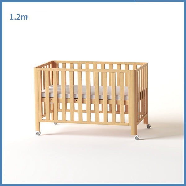 Cuna de Madera de Pino Extensible Multifuncional sin Pintar - Image 2