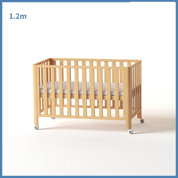 Cuna de Madera de Pino Extensible Multifuncional sin Pintar