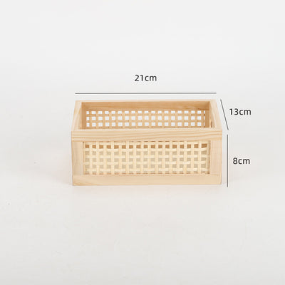 Estante de Almacenamiento de Pared en Madera Maciza y Ratán - Image 9