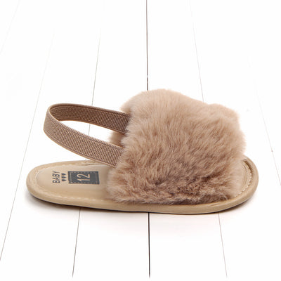 Sandalias para bebé multicolor con suela suave y elástico cómodo - Image 21