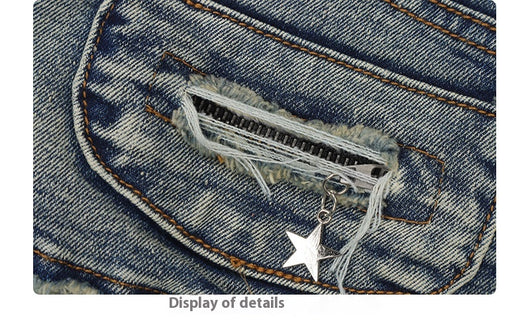 Pantalones Cortos Denim Lavado Efecto Adelgazante - Image 11