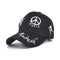 Gorra de Béisbol Graffiti Blanco y Negro - Diseño Urbano