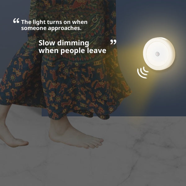 Luz Nocturna Inteligente con Sensor de Movimiento y Carga Magnética