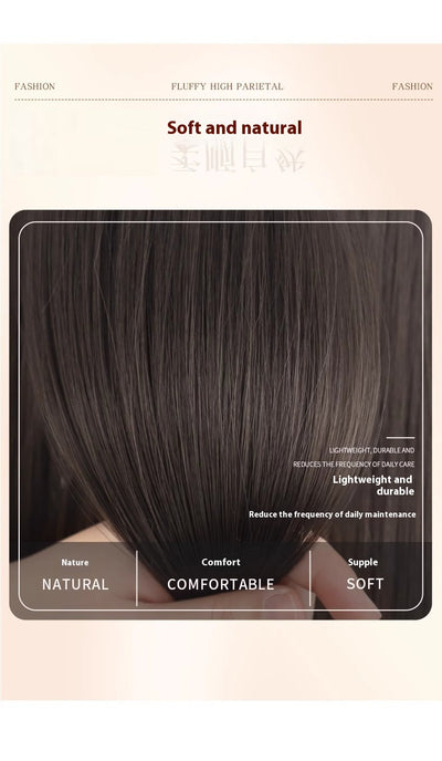 Peluca Natural sin Costuras con Red Protectora - Cabello Largo y Cómodo - Image 12