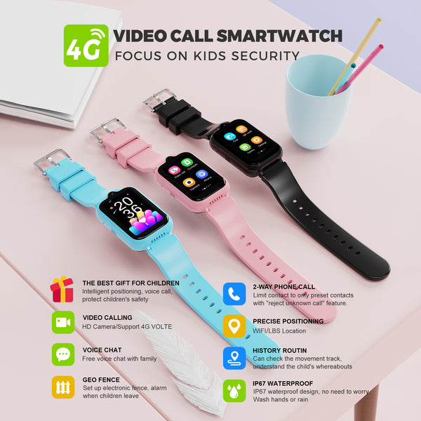 Reloj Inteligente LT41 con Pantalla Pequeña y Conectividad 4G