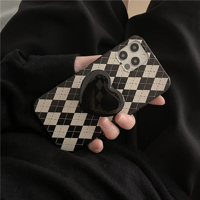 Funda Protectora de Silicona con Diseño Ajedrez y Corazón - Image 12