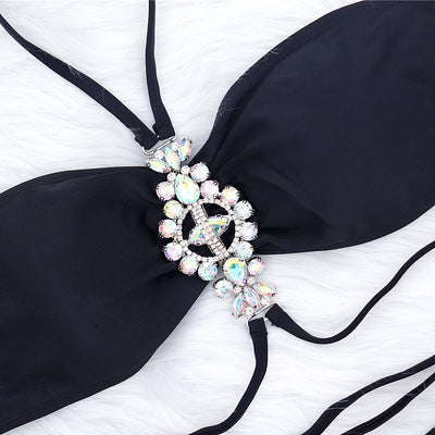 Traje de Baño Mujer Escotado con Tirantes Halter - Image 16