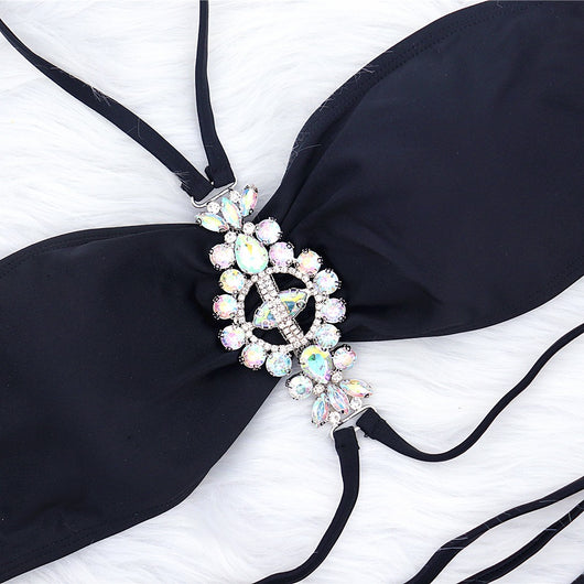 Traje de Baño Mujer Escotado con Tirantes Halter - Image 16