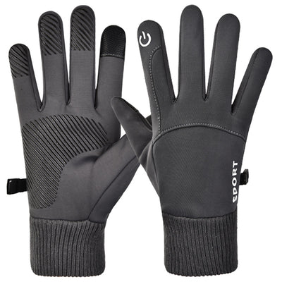 Guantes de Ciclismo para Hombre con Forro Polar para Pantalla Táctil y Conducción - Image 5
