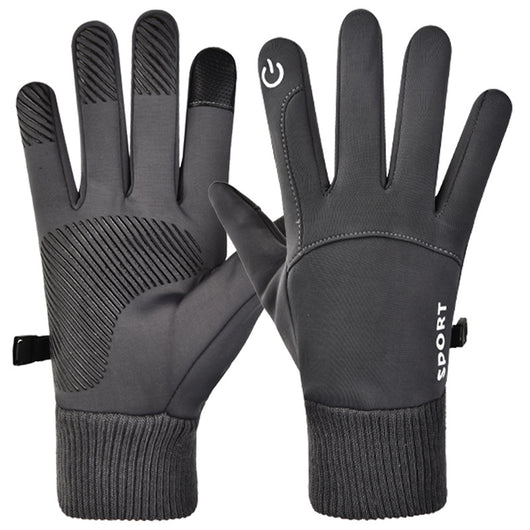 Guantes de Ciclismo para Hombre con Forro Polar para Pantalla Táctil y Conducción - Image 5