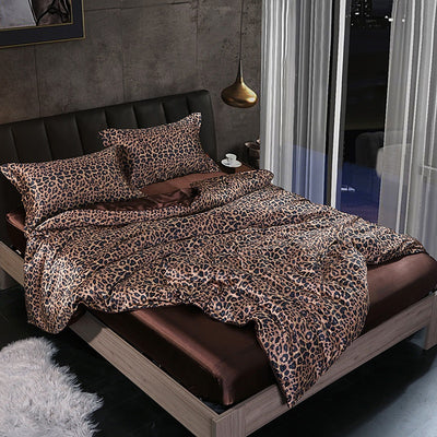 Juego de Cama Seda Pura Reversible 4 Piezas - Sábanas y Edredón Satén Sedoso - Image 13