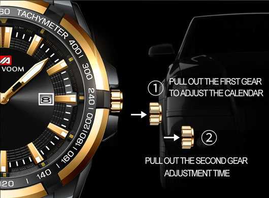 Reloj Deportivo de Acero Inoxidable con Esfera Luminosa - Image 17