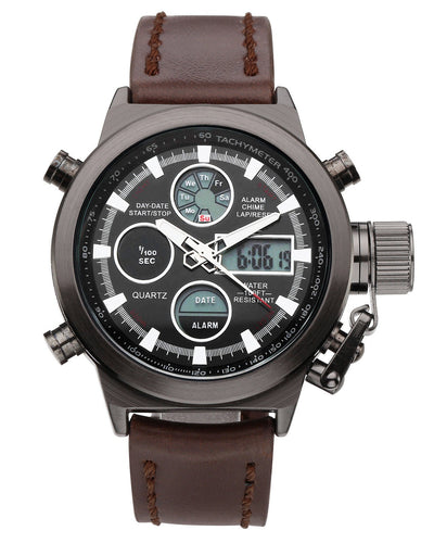 Reloj Inteligente con Correa de Cuero para Hombre - Image 2