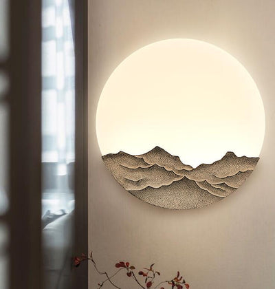 Lámpara de Pared LED Zen Estilo Asiático para Sala y Dormitorio - Image 6