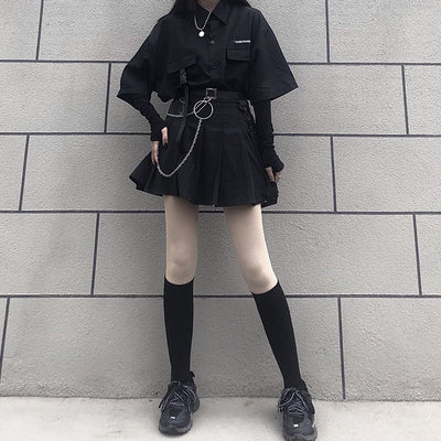 Conjunto de Dos Piezas con Camisa Boyfriend Oversize para Mujer - Image 6