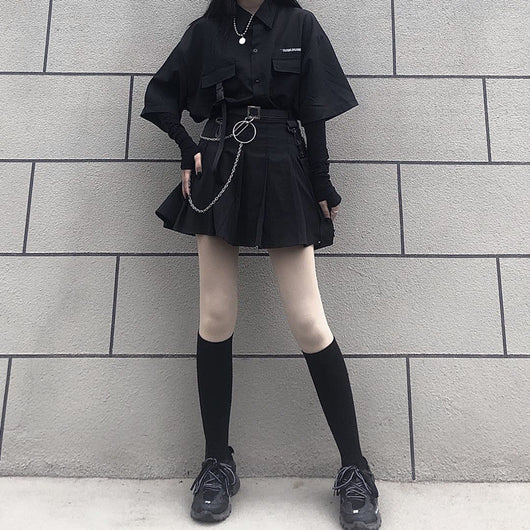 Conjunto de Dos Piezas con Camisa Boyfriend Oversize para Mujer - Image 6