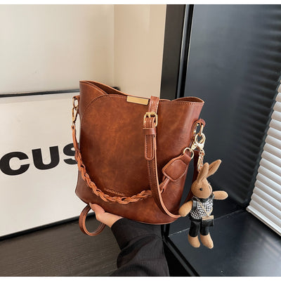 Bolsa Retro Estilo Messenger con Diseño de Cubo Portátil - Image 9