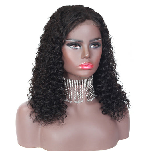 Peluca de Cabello Humano con Encaje 4x4 - Cierre Frontal Natural - Image 4