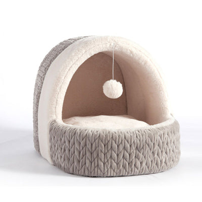 Cama Felina Cubierta Four Seasons - Casa Térmica para Gatos y Perros Pequeños - Image 2