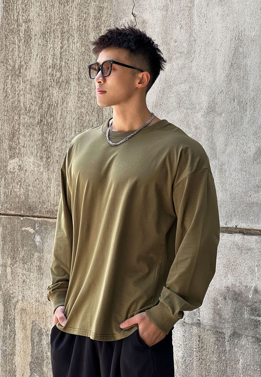 Sudadera Deportiva Holgada de Manga Larga para Hombre - Tela Ligera - Image 15