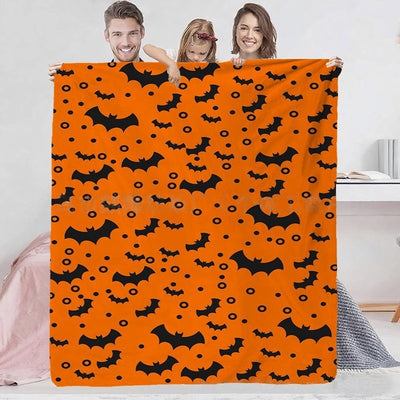Manta de Franela con Diseños Estampados de Halloween - Image 9