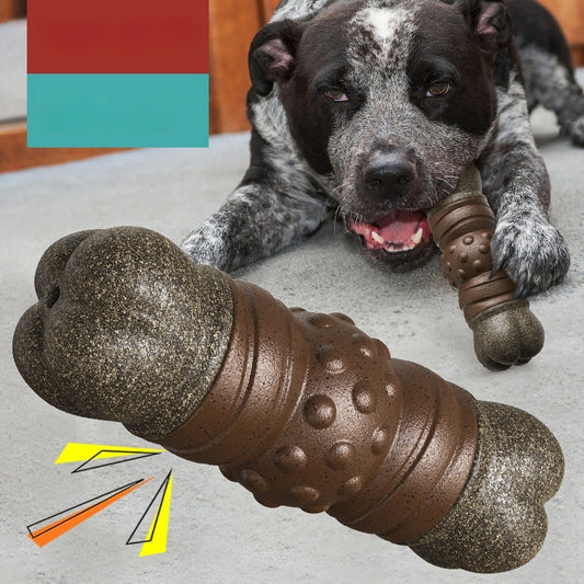 Juguete Masticable Dental para Perros con Sonido y Varilla de Molares