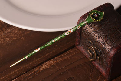 Pasador de Cabello Cloisonné Antiguo Chino para Dama - Image 16