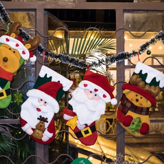 Medias Navideñas Decorativas - Juego de Tamaños Grande, Mediano y Pequeño - Image 41