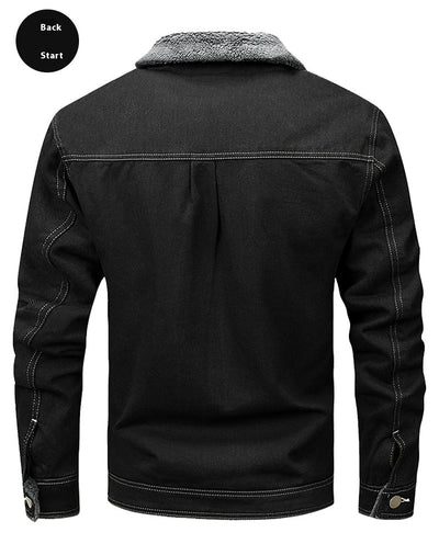 Chaqueta Denim Forrada en Polar para Hombre - Estilo Premium - Image 14
