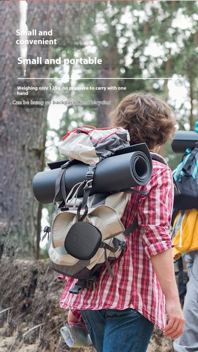 Parlante Portátil Bluetooth Mini con Tela Impermeable y Imán - Image 11