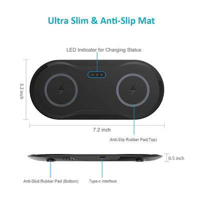 Cargador Inalámbrico Dual para Smartphones - Image 19