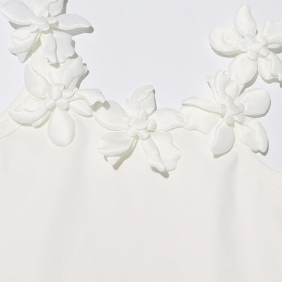 Blusa Elegante para Mujer con Diseño de Flores 3D y Detalles de Costura - Image 11