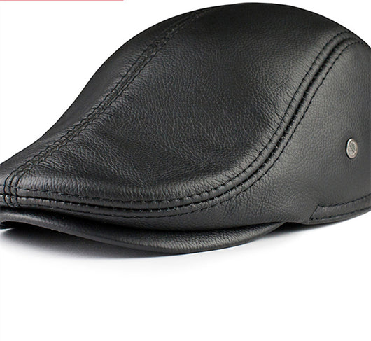 Sombrero de Cuero Genuino para Hombre - Abrigo Invernal Premium - Image 3